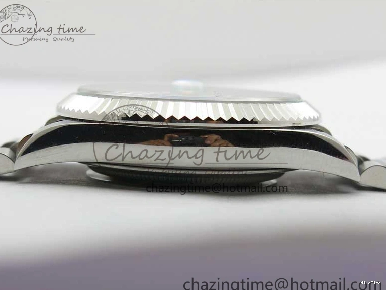 MiroTime 0111 Neat Day-Date 40mm 228239 BP New Dial Version 904 SS RG Stick Markers Dial on SS President Bracelet A 2819